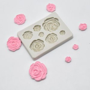 Rose Flower Silicone Fondant Mould Cake Decor Chocolate Mold DIY Baking Tool