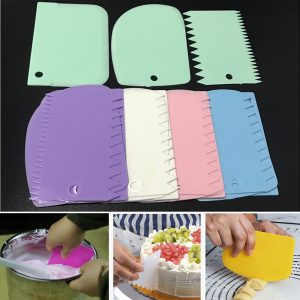 New Arrival Plastic Cake Spatula, Dough Knife, Cake Decorating Spatula, Fondant Cream Spatula