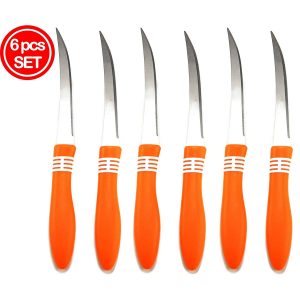 Stainless Steel Fruit Knife Set - Pack of 6