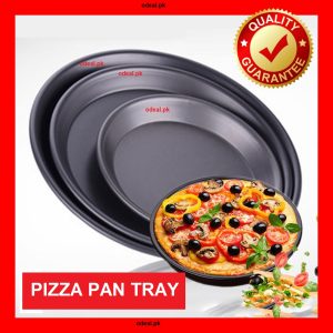 Non-stick Pizza Pan, Round Premium Bakeware, Black Easy Baking [1 piece only] Plate Pan Cook Pizza Pizza Pan Set Nonstick Pizza Pan Set