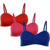 Three Black&Skin Women Ladies Girls Cotton Braziers in a Pack