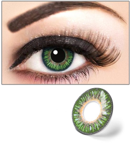 Green color Eye Contact lenses