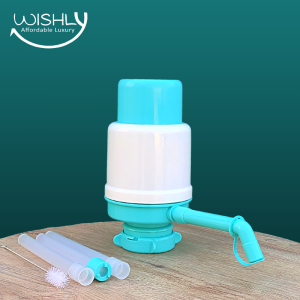 Wishly Manual Hand press Water Suction Pump Dispenser for 19 Liter5 Gallon Dada Water bottleCan Large