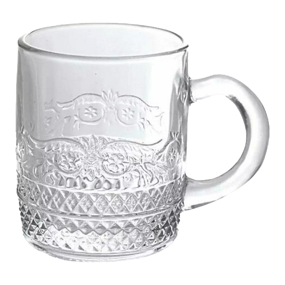6 Pcs Tea Set Glass Cup Unique Designs