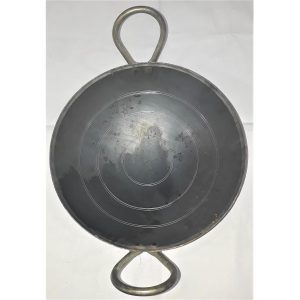 Black IRON Karahi (24cm) FREE ITEM Heavy Weight Best quality Kitchen ware cooking