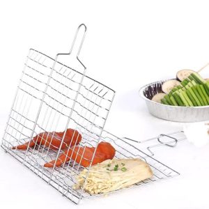 Roast Chicken Meat Fish BAR-B-Q Grilling Basket