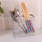 STEEL SPOON HOLDER WITH SILVER COLOR