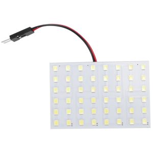 We 1210 SMD 48 LED Car Interior Dome Light Panel w T10 BA9S Festoon