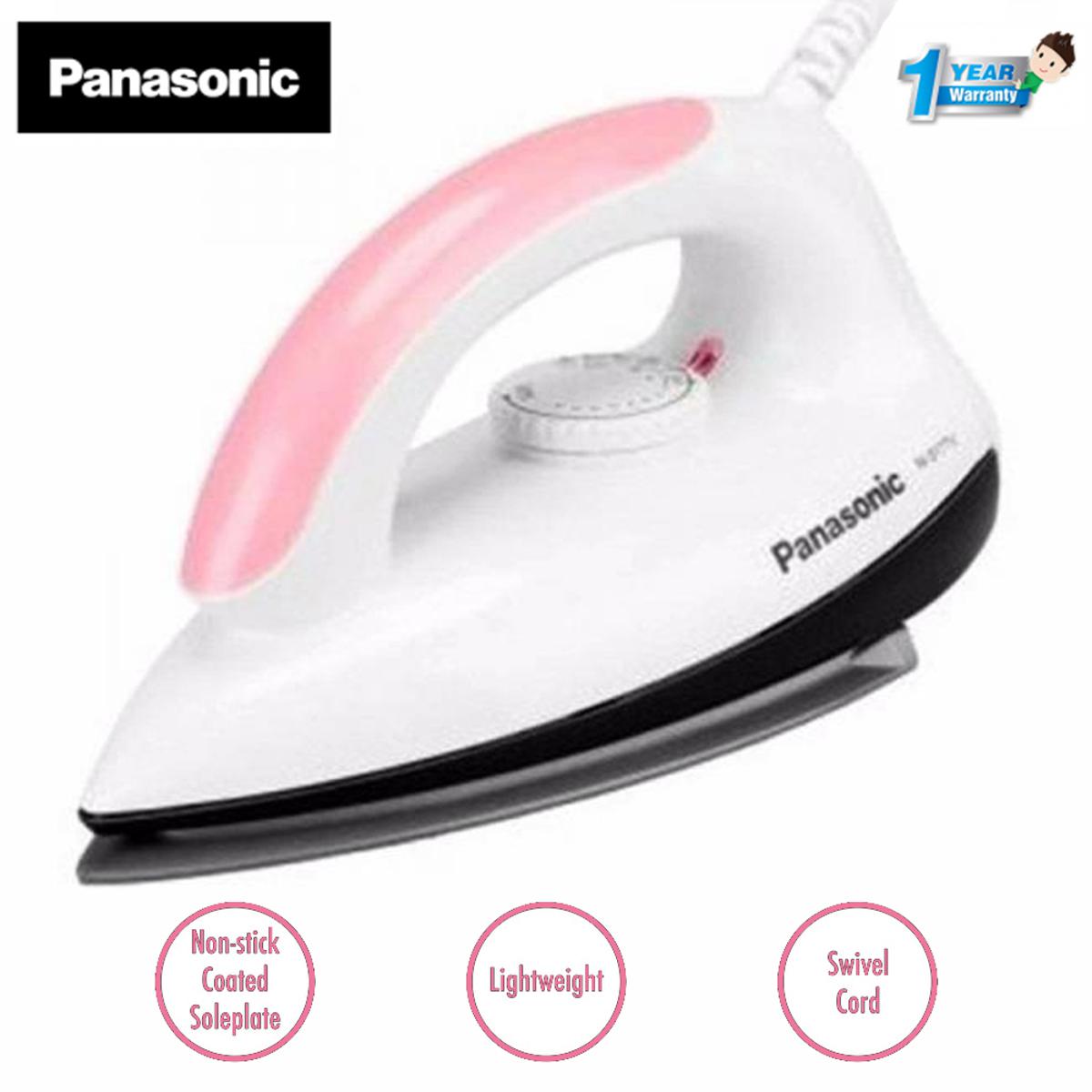 Panasonic 1 - 1000W Light Weight Dry Iron, Ni317t (Pink)