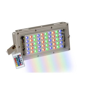 DD Flood light RGB color with remote control 50 watt