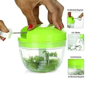 Manual Food Chopper – Manual Food Processor – Pull Cord Manual