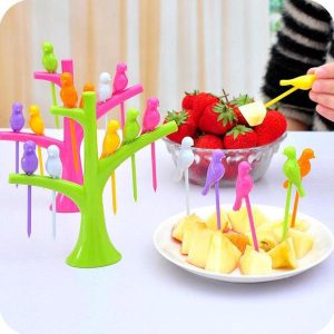 Flying Birds Fruit Fork Set