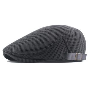 Men Cap Attractive Breathable Mesh Adjustable Men Beret Hat