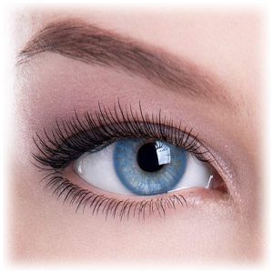Makeup Contact Lens, Ice Blue 3-Tone Eyes Color Lenses With Case  Eye lenses for Girls & Boys  Give a colored look to your eyes