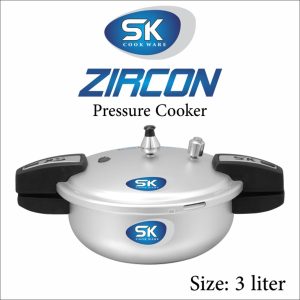Sk Cookware Zircon Pressure Cooker 3,4,7 liter glass lid with 7 liter pressure cooker