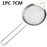 Kitchen Stainless Steel Flour Tea Strainer Mesh Colander Sieve Filter Sifter 7 Cm
