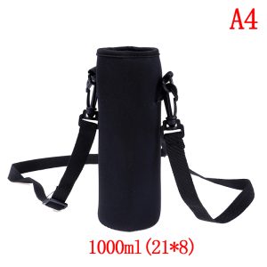 420ml-1500ml water bottle carrier insulated cover bag holder strap travel