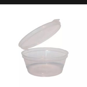 Disposable plastic sauce containers pack of 152550&100pcs 50ml Best for take away
