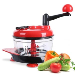 Manual Handy Chopper with sharp blades use for chopping vegetables, fruits, meats and salad