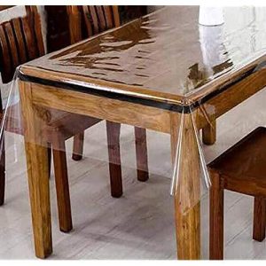 Plastic Tablecloth Protector Table Cover Linens Wedding Party Decorations Plastic Transparent sheet