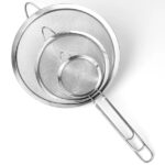3 pcs Kitchen Stainless Steel Flour Tea Strainer Mesh Colander Sieve Filter Sifter