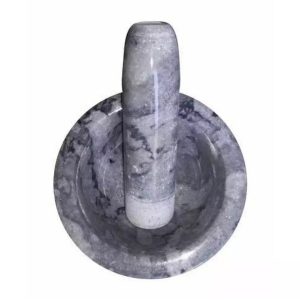 Marble Lungri For Grinding Chillies Mashing,Mincing & Mixing Langri
