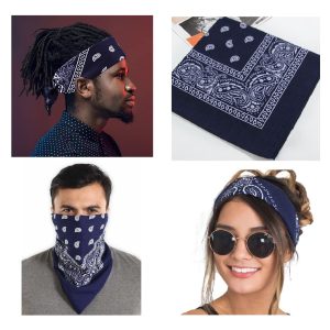 Bandana Scarf Head Wrap Scarf For Boys - Paisley Printed Cotton Bandana For Boys, Bandana for Girls, Bandana for Men Head