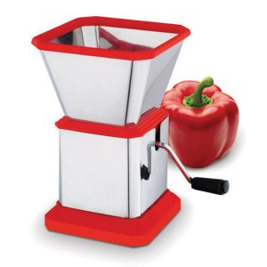 Stainless Steel Hand Chopper Chilli Cutter - Onion Cutter - Vegetable Manual Chopper - Meat And Wheat Mincer