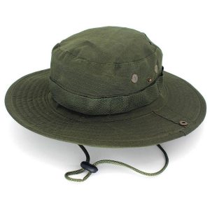 Outdoor Military Boonie Hat for Camping Hiking - Green