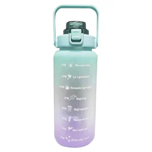 Outdoor Water Bottle Time Marker 2 L Motivational Bottle Gifts