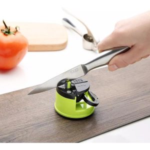 Safe Suction Knife Sharpener Sharpening Tool for Kitchen Hotel Restaurant Non-slip sharpeners