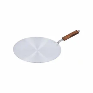 Trending Tawa Metal Finish Excellent Quality Wood Handle 12inch