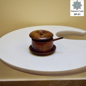 Handmade wooden Sugar pot  Hand Crafted Dining