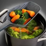 Scoop Colander Strainer Spoon Kitchen Food Drain Shovel Strainers