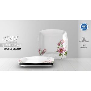Mikasa Square Double Glazed Quarter Plates {6-Pcs Sets}