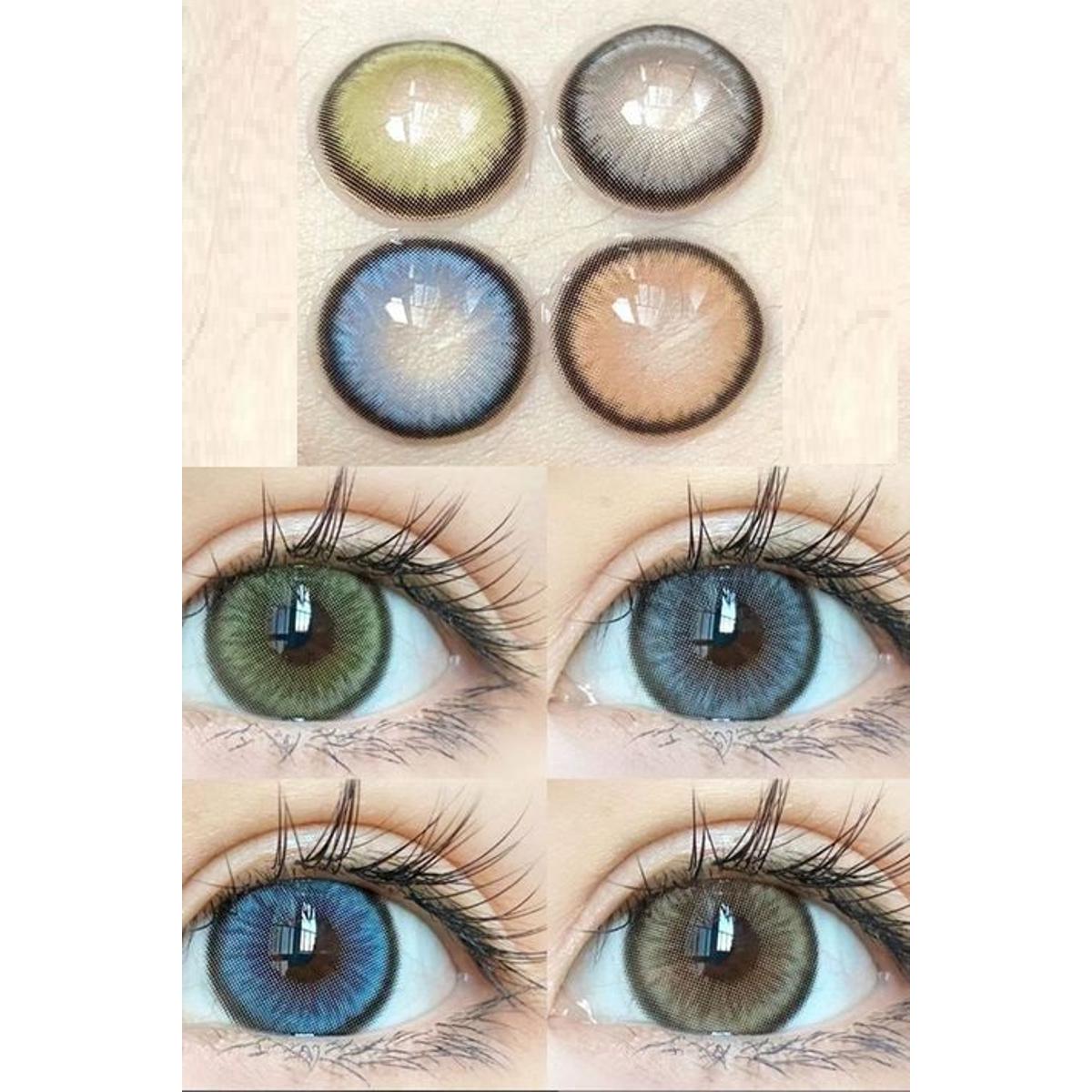 1 Pair Unisex Color Lens Charming Big Eye Makeup Cosmetic Colour Contact Lenses Beauty Tool Lenses For girls