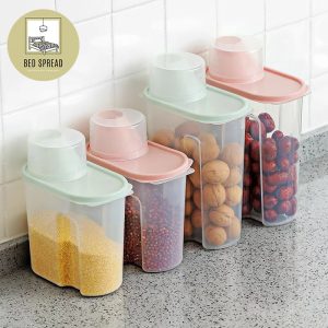 Kitchen Food Storage Container  Cereal Container Dispenser  Food Storage