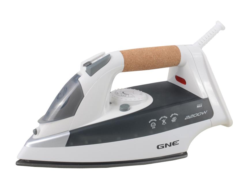Gaba National Gaba National Deluxe Steam Iron - GN-202 - 2200 Watts - White & Grey