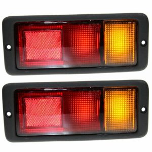 2Pcs Rear Tail Light Bumper Daytime Running Driving Lamps for Mitsubishi Shogun Pajero 1992 1999