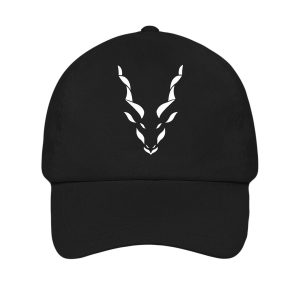 Markhor Cap Stylish logo Hat Black Premium Quality