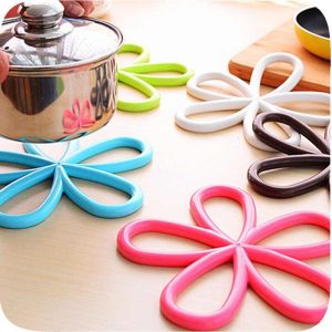 Silicone Heat-Proof Mat Anti-Slip Pot Holder Pan Pad Bowl Plate Dish Placemat Kitchen Dining Table