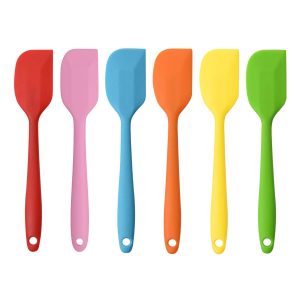 Silicone Spatulas Rubber Spatula Heat Resistant Non-Stick Flexible Scrapers Baking Mixing Tool