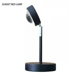 USB Plug-in Projector Led Night Light Sun Projection Desk Lamp For Bedroom Bar