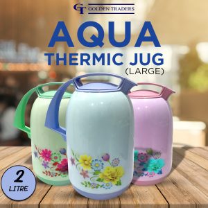 GT Shop Aqua Thermic Jug, 2 Liter, Large, Thermic Water Jug, Multi-Colors