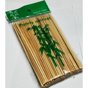 Wooden Bamboo Shashlik Sticks 100pcs Pack