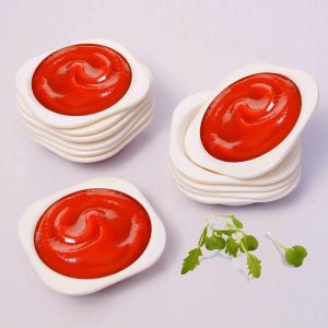 Pack of 6 - Sauce Serving Plastic Bowl Set - White