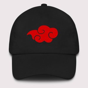 Japanese Anime Naruto Cap Uchiha Family Logo Iconic Akatsuki Hat