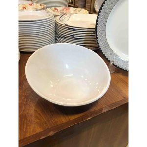 Angled Melamine Salad Bowl Double Glaze