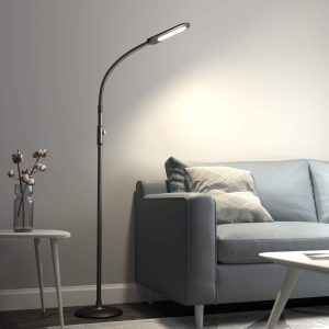 Floor Lamp, 14W LED Lamp with 20 Dimmable Brightness Levels and 3 Color Temperature Settings, Eye-Safe Light