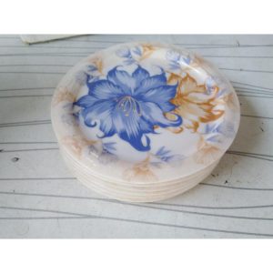 Beautifull Pattern Pack of 6 Mini Plates for Coffee & Tea Mug Plates